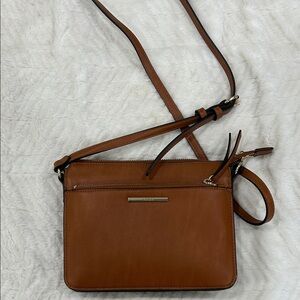 ALDO Leather Crossbody Bag in Cognac Brown - Women's Everyday Purse